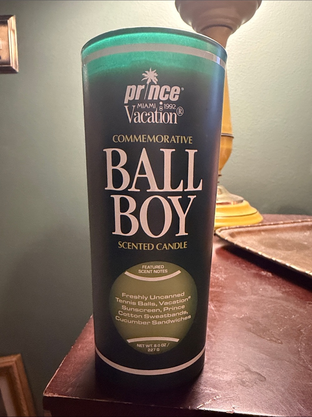 Vacation ball boy candle